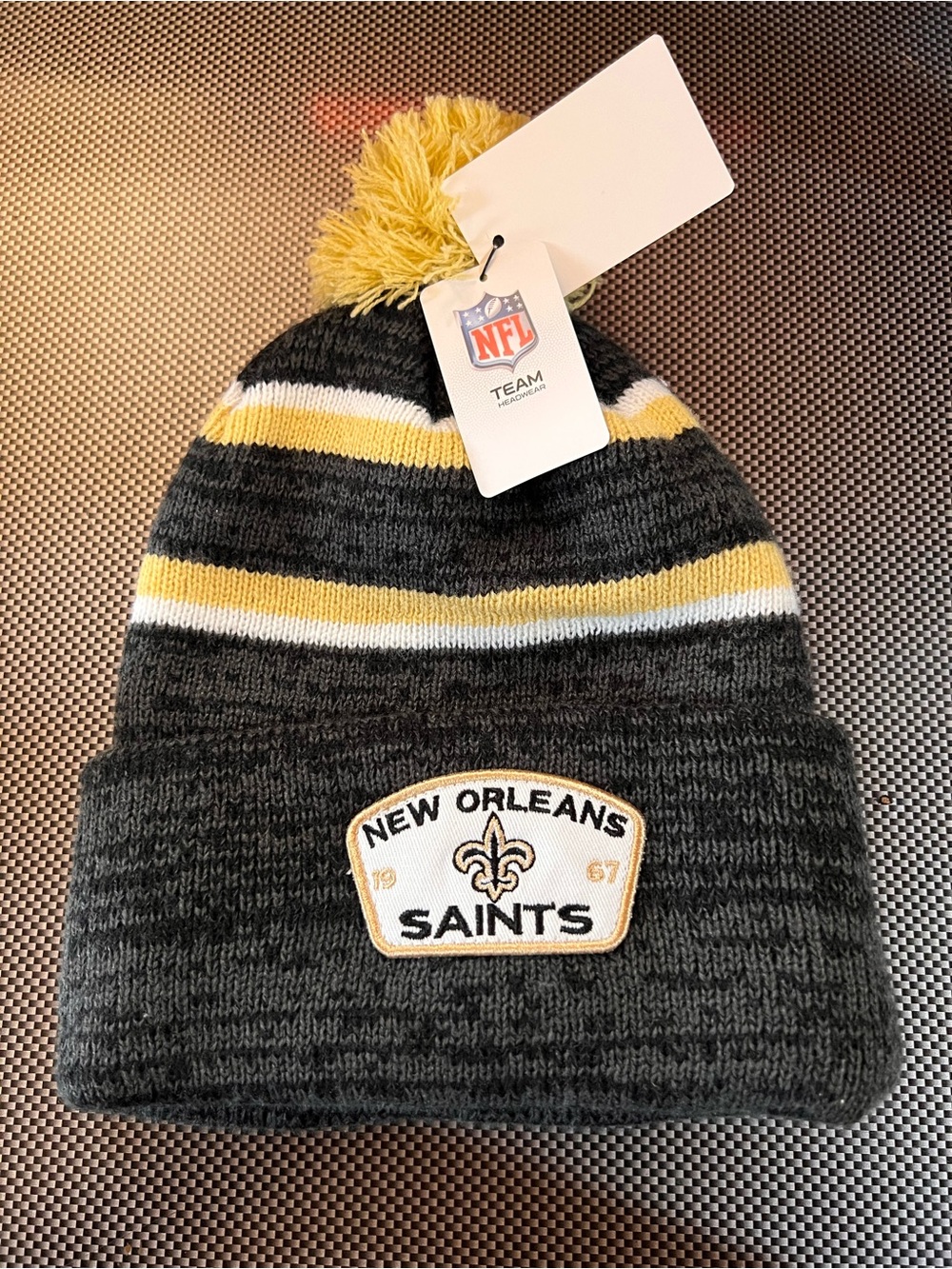 NFL Team Apparel Knit Beanie - Black
